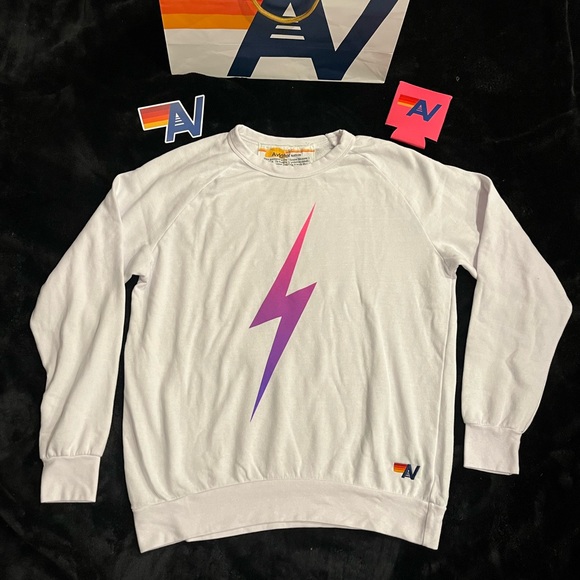 Aviator Nation Tops - NWT Aviator Nation Light Weight Bolt Fade Large